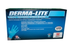 DERMA-LITE NITRILE GLOVES (L) 10